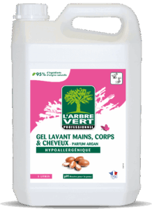 Photo du produit : Gel Lavant mains, corps et cheveux parfum Argan